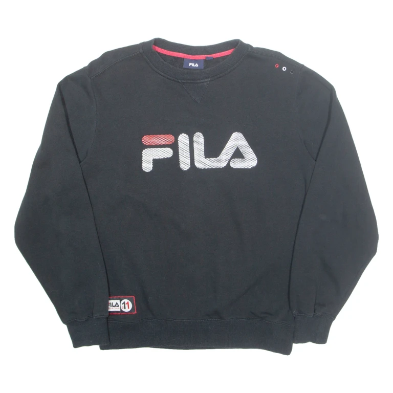 FILA Mens Sweatshirt Black S