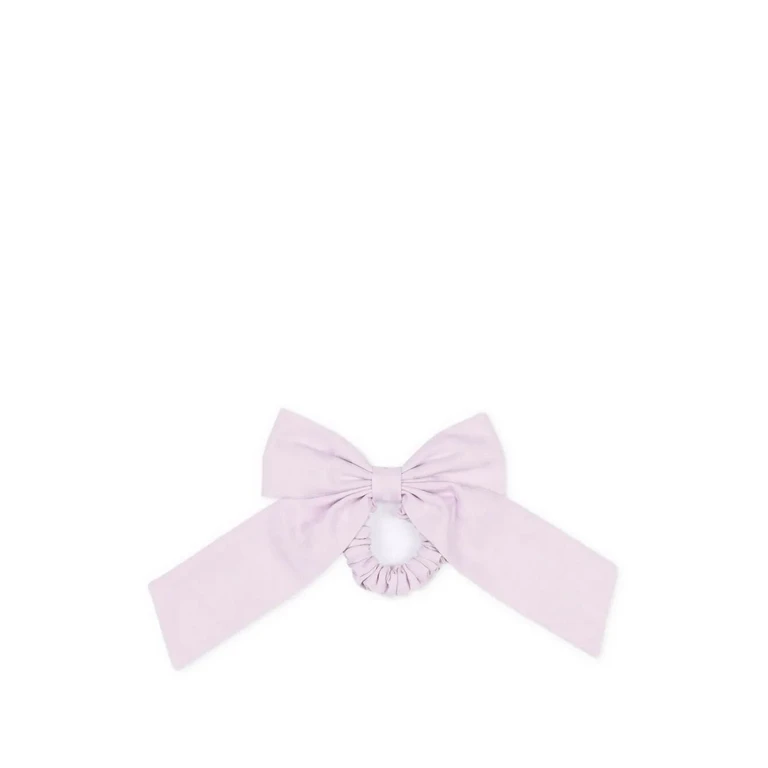 "Ff" Tonal Bow Scrunchie