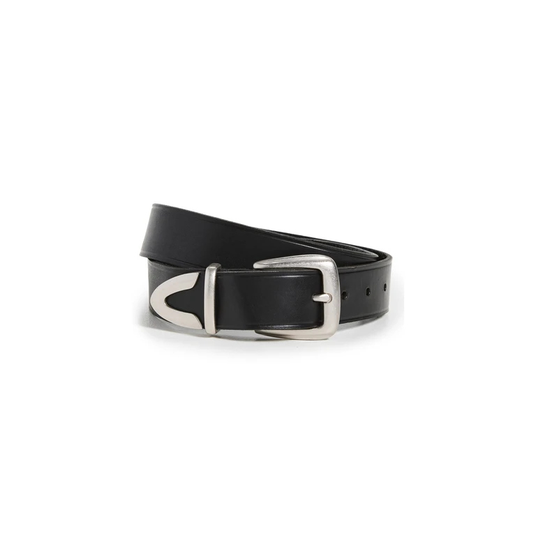 Madewell Leather Western Belt True Black M