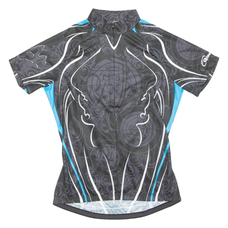 Cycling Mens Jersey Black 1/2 Zip S