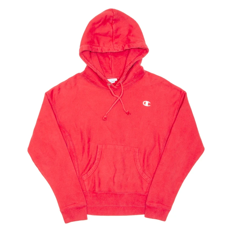 CHAMPION REVERSE WEAVE Womens Red Hoodie S