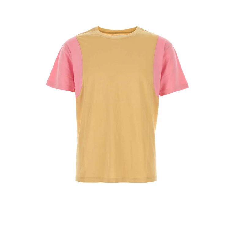 Beige Cotton Sleeve T-Shirt Beigepink Exterior: Organic - Men