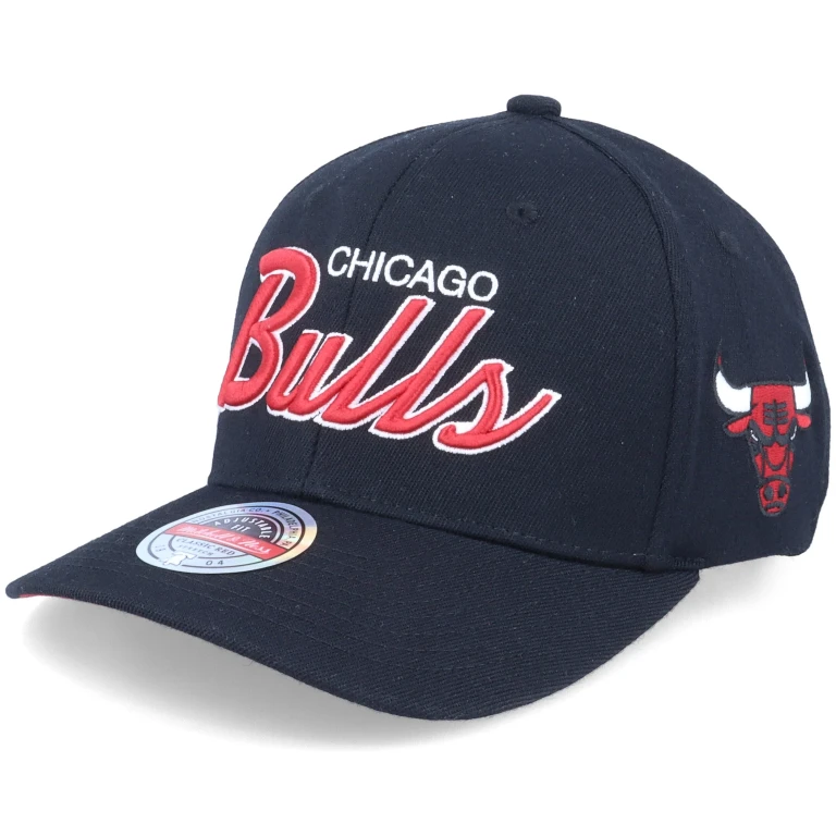 Men's NBA Team Script 2.0 Stretch Snapback Bulls Snapback Caps