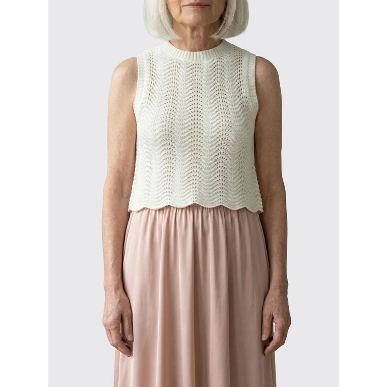 LOULOU DE SAISON Top Woman color Ivory (VITTORIAIVORY)