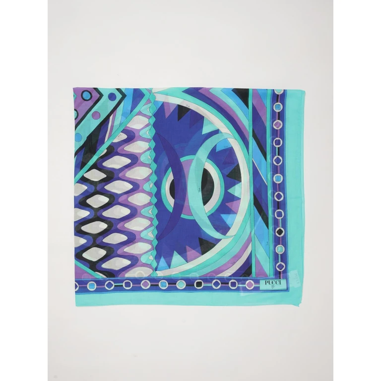 Neck Scarf Woman color Turquoise (6HPD156H975P70)