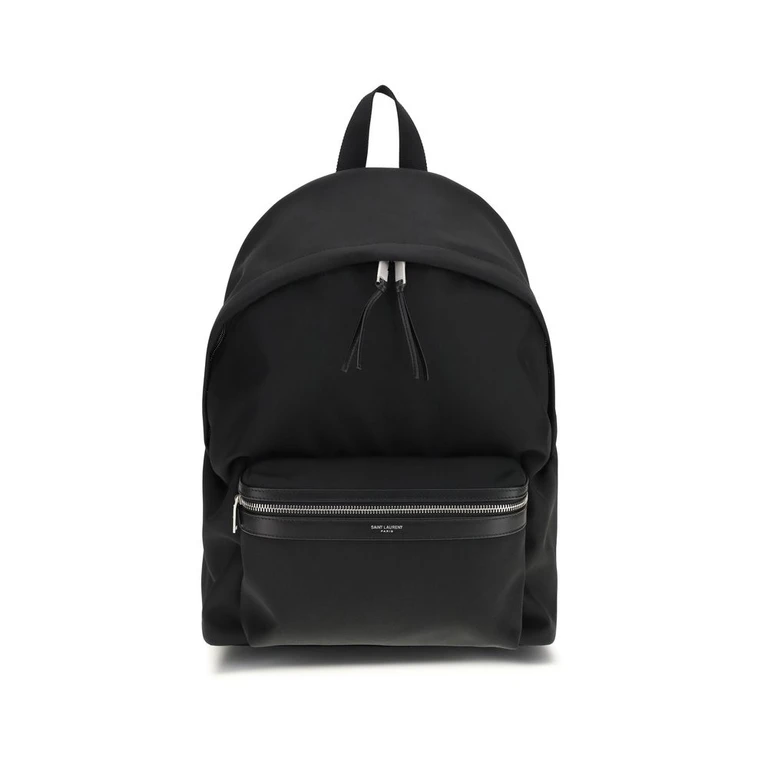Saint Laurent Black Nylon Backpack - Men