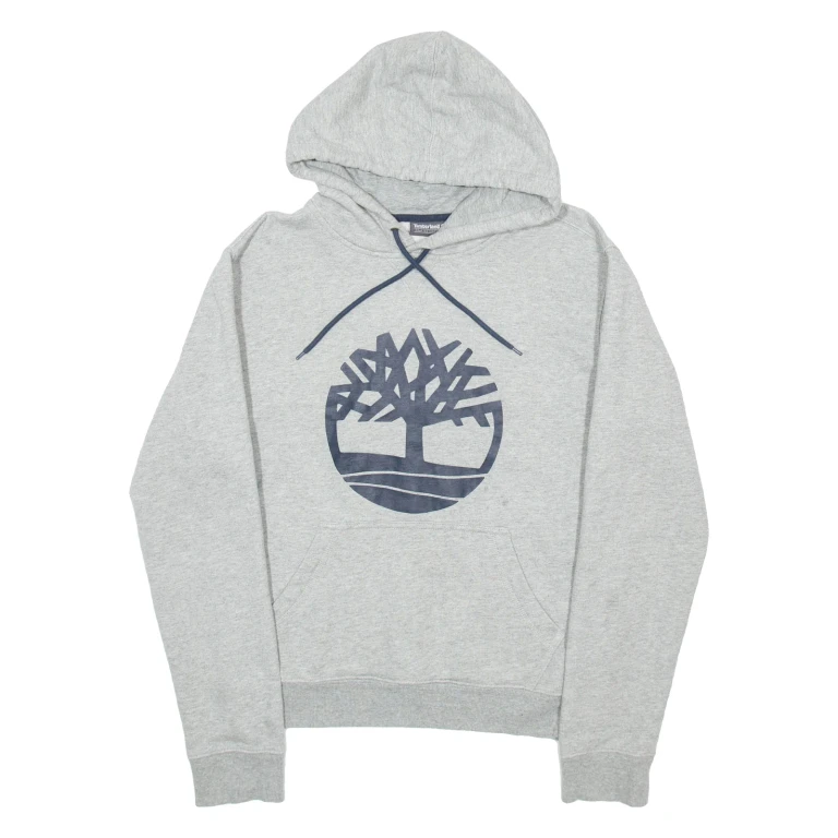 TIMBERLAND Mens Grey Hoodie XS