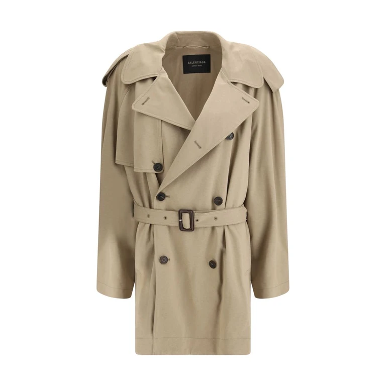Beige Cotton Trench Coat Clothing - Women