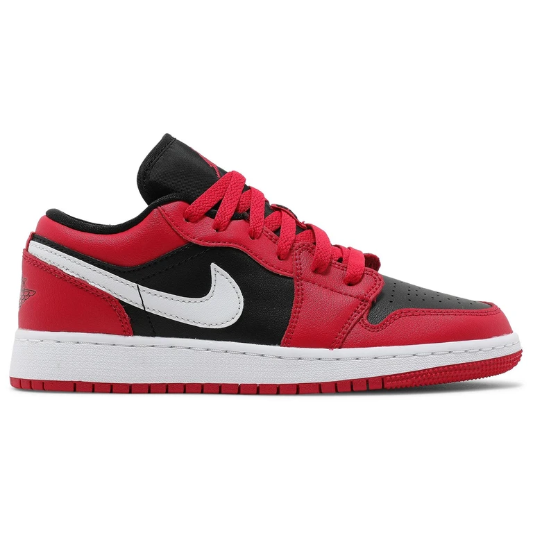 Grade School Retro 1 Low 'Black Very Berry' Gs (Gs)