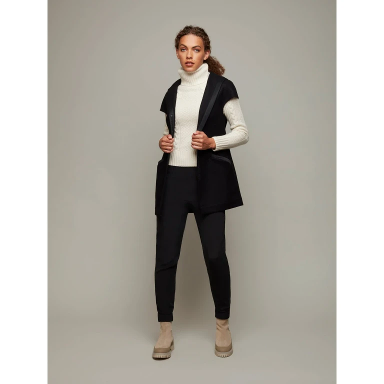 SHELL | Melton Wool Hooded Gilet