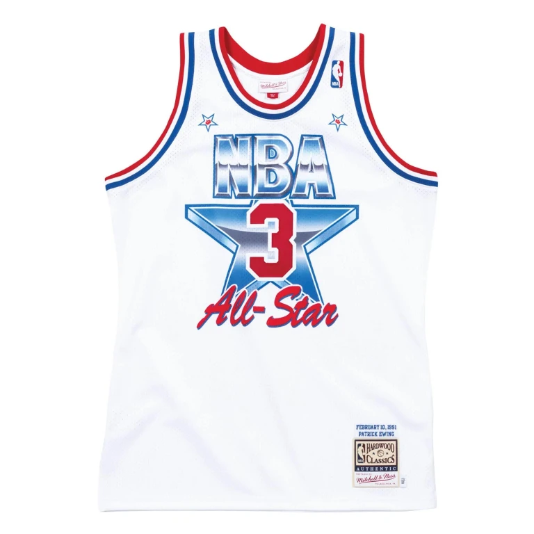 Men's NBA Authentic Jersey 1991 All-Star East Patrick Ewing