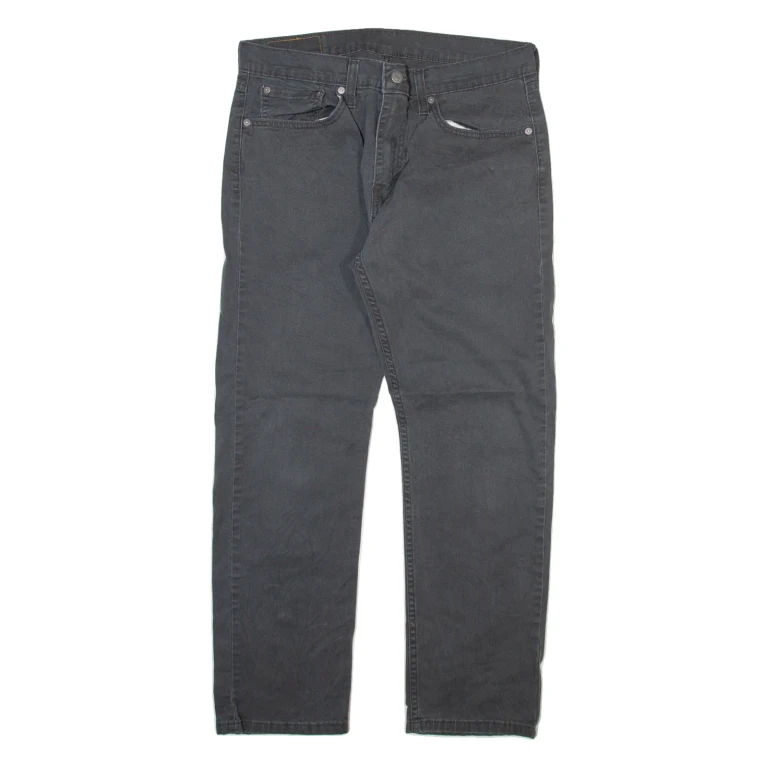 LEVI'S 502 Jeans Mens Grey Regular Tapered W32 L27