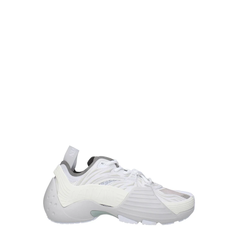 Lanvin White Leather Athletic Sneakers - Women