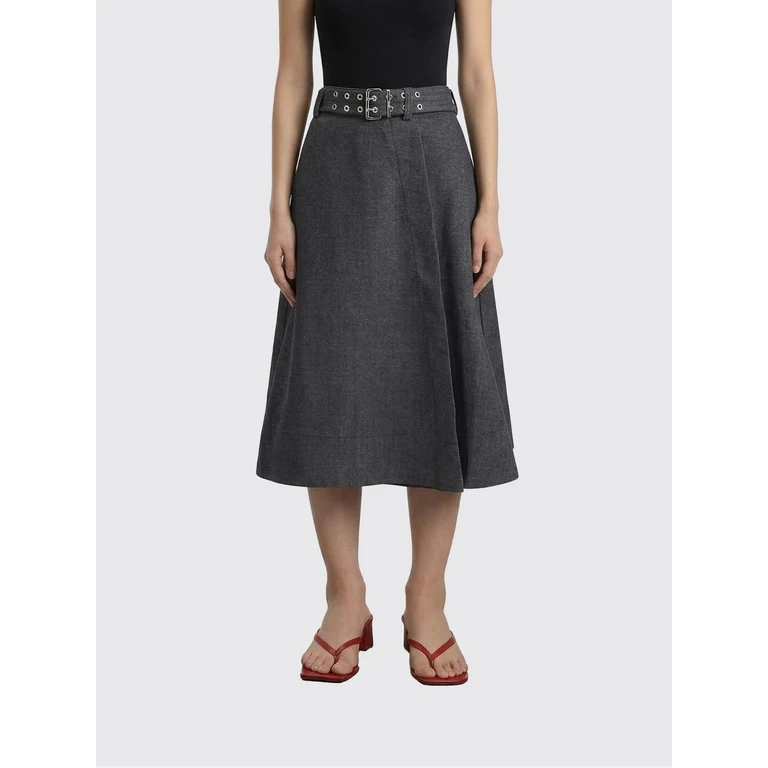 Skirt Woman color Charcoal (A1090068252)