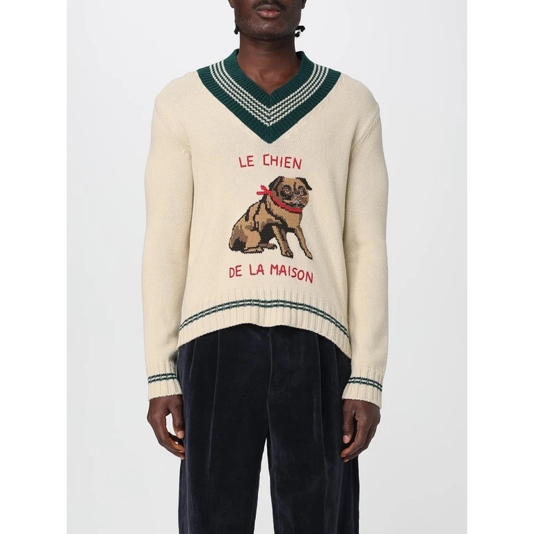 VALENTINO Sweater Men color Butter (7V3KC35EB2M581)