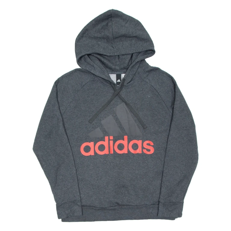 ADIDAS Womens Grey Hoodie M