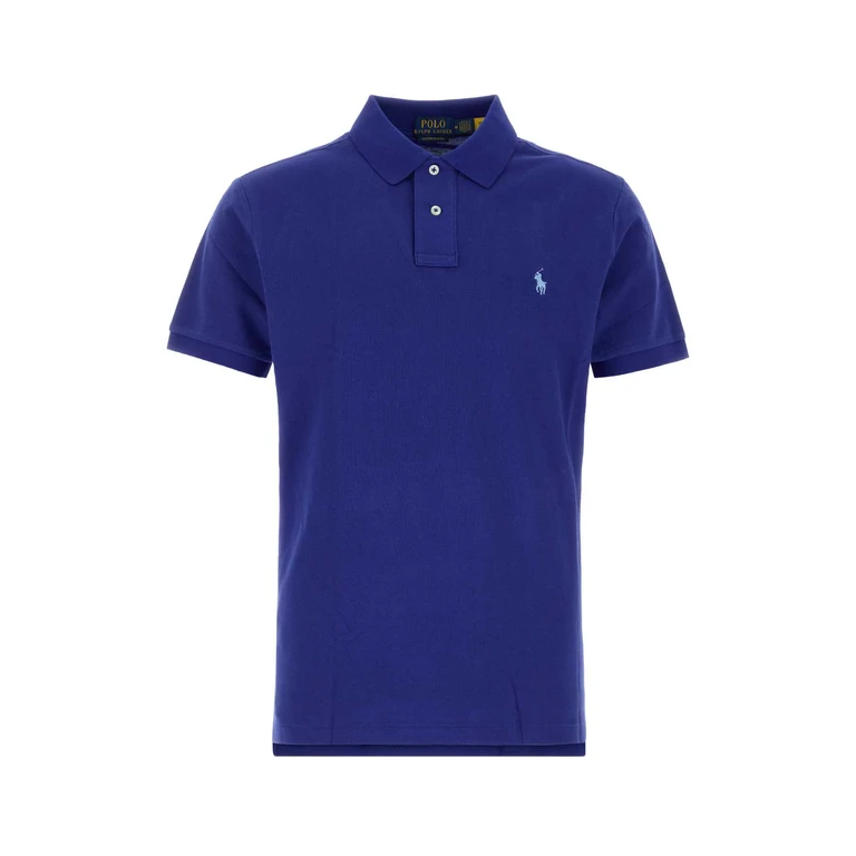 Polo Ralph Lauren Blue Cotton Polo Shirt Classicazurec7201 Exterior: Maglie - Men