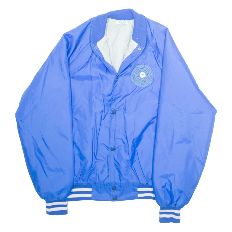 WESTARK Mens Varsity Jacket Blue Nylon M