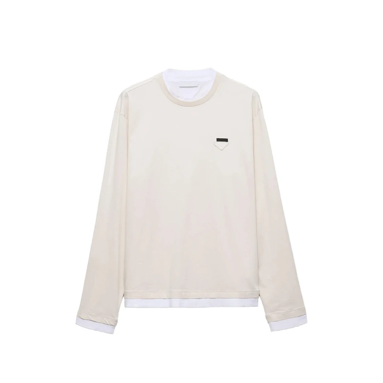 Long-sleeved Cotton T-shirt