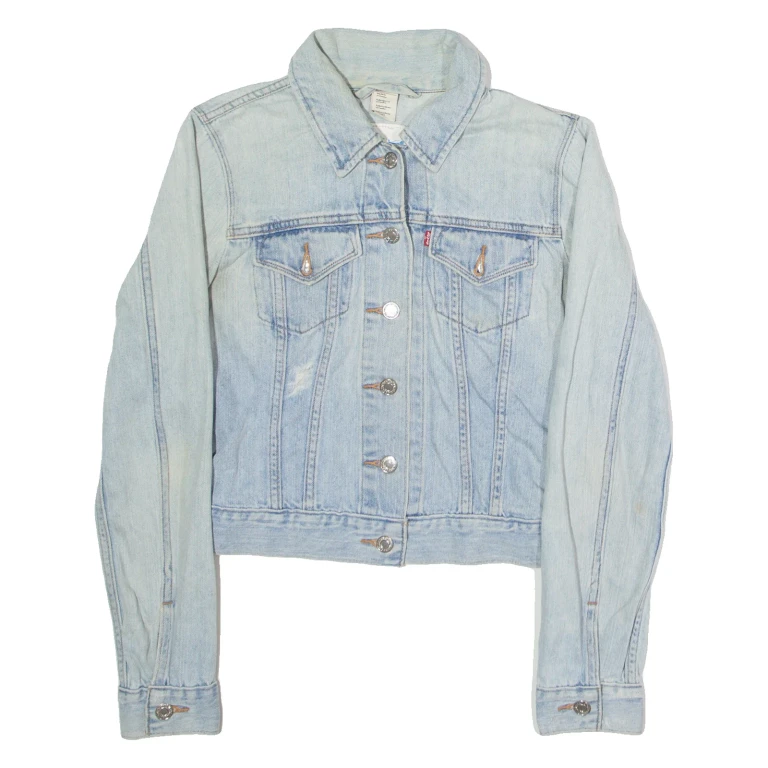 LEVI'S Womens Denim Jacket Blue S