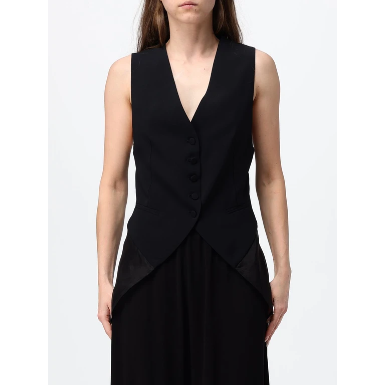 Waistcoat Woman color Black (EW004490TE10419UC001)