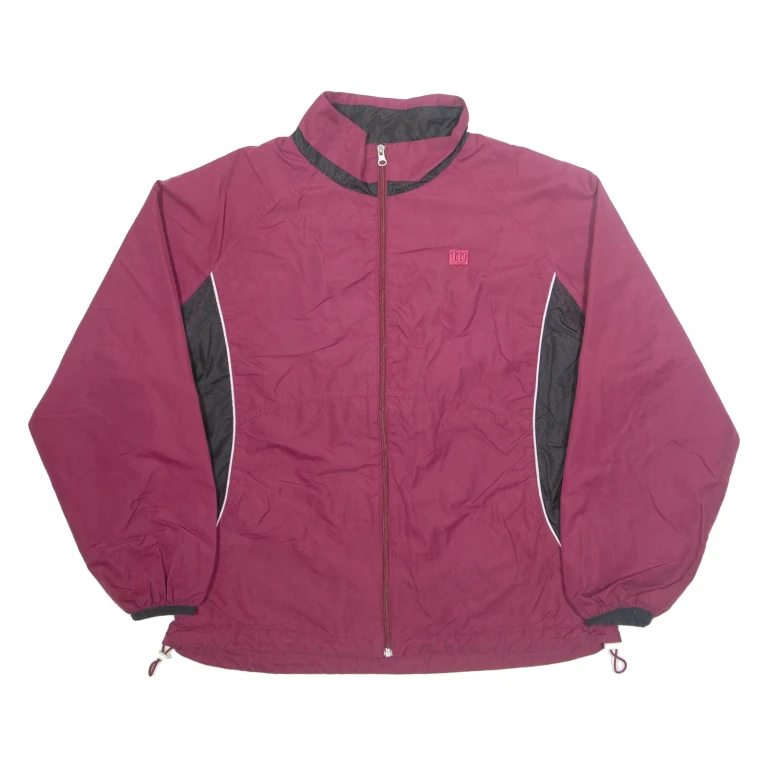 WILSON Womens Jacket Maroon L
