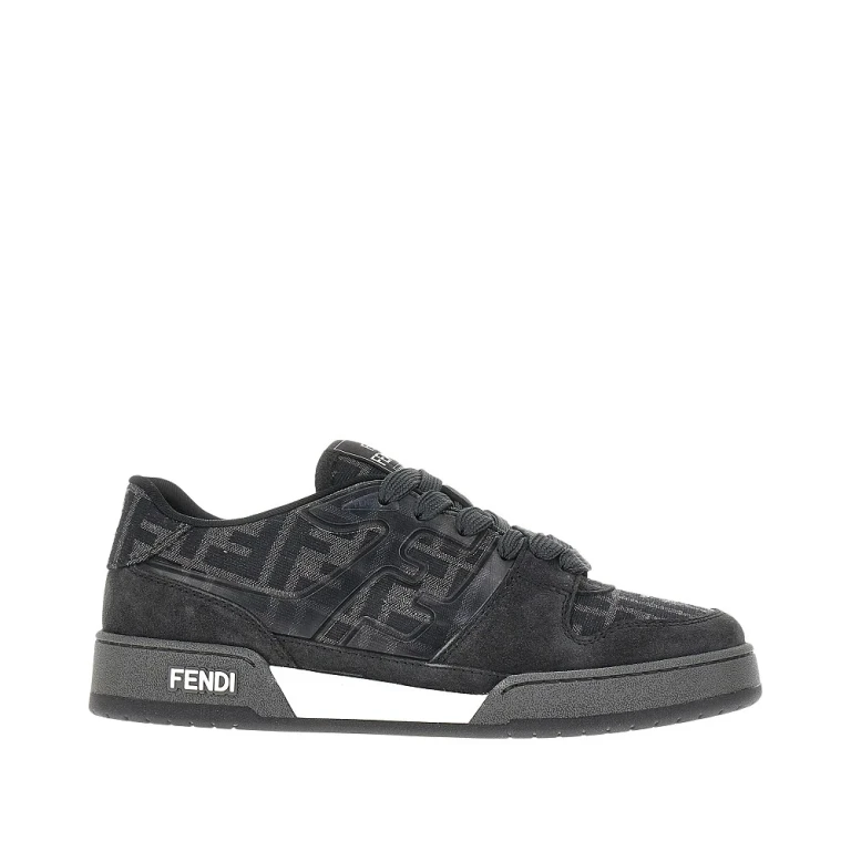 Zapatillas Fendi Match para hombre en jacquard FF y piel