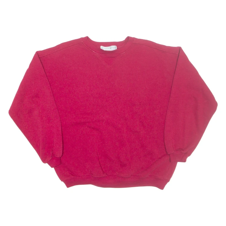 JENNIFER MOORE Womens Sweatshirt Red S