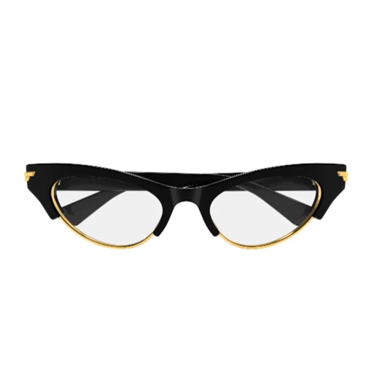 Bottega Veneta Bv1431s Linea Ribbon Black Acetato/metallo Optical Frames - Women