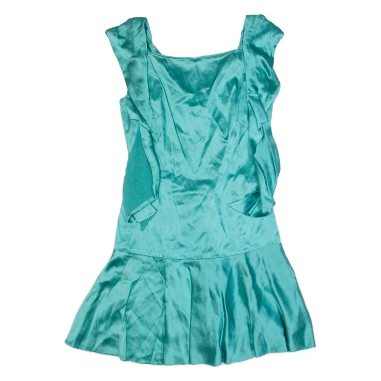 KAREN MILLEN Womens Fit & Flare Dress Blue Sleeveless Knee Length UK 10