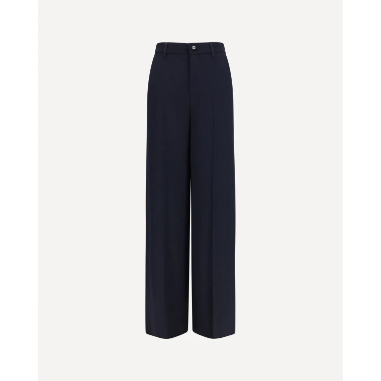 Pantaloni Gucci in jacquard a rombi da donna, taglia 40