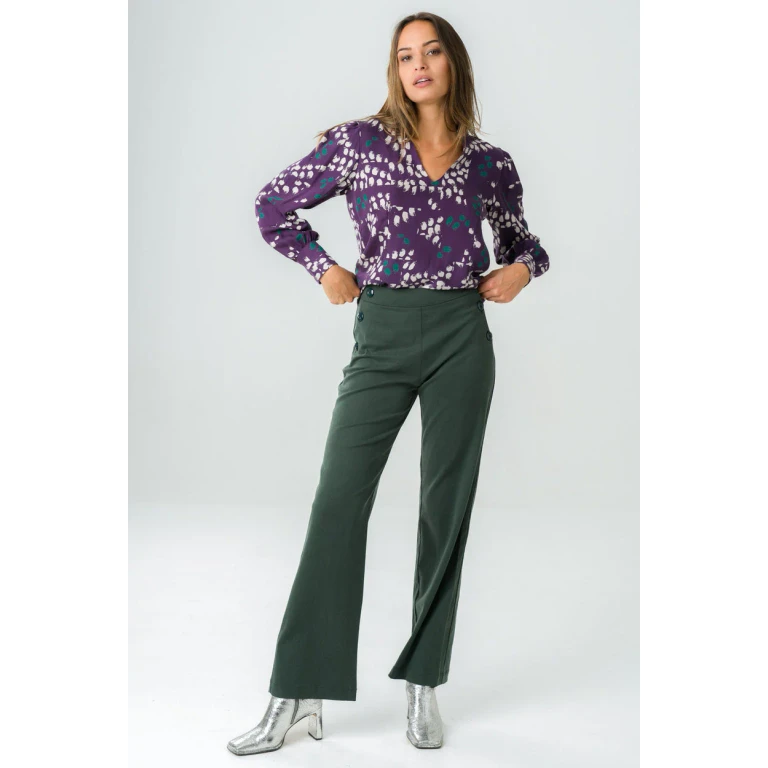 Blouse Orchidée violette