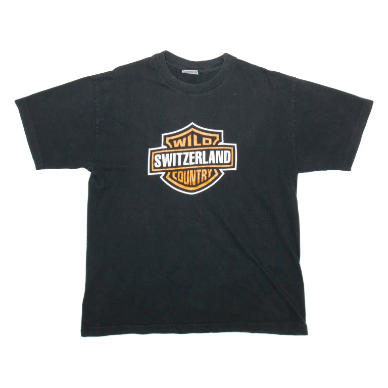 WHALE Mens T-Shirt Black M