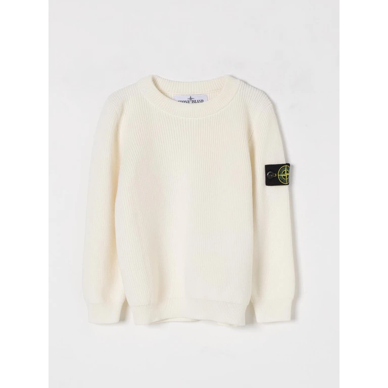 STONE ISLAND JUNIOR Sweater Kids color White (5100004S00D8V0001)