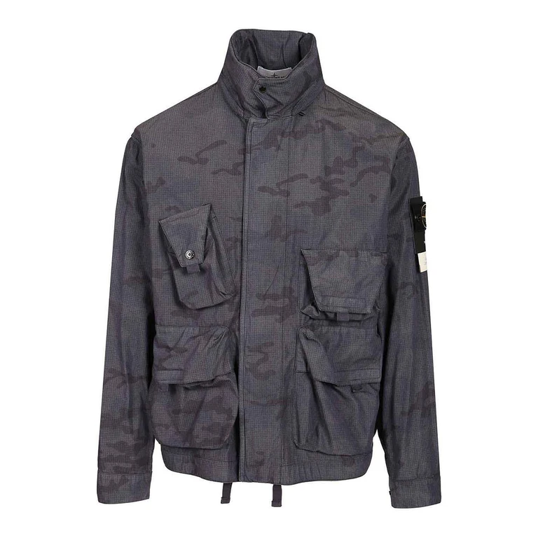 Stone Island Veste Casual - Bleu (4100071S00E9V002D)