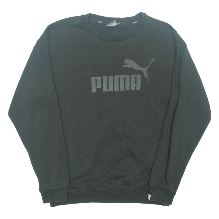 PUMA Mens Sweatshirt Black S (MM3-131124-6416)