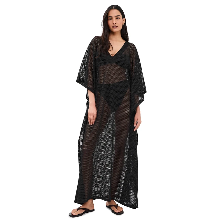 RIPLEY RADER Fishnet Caftan Black XS