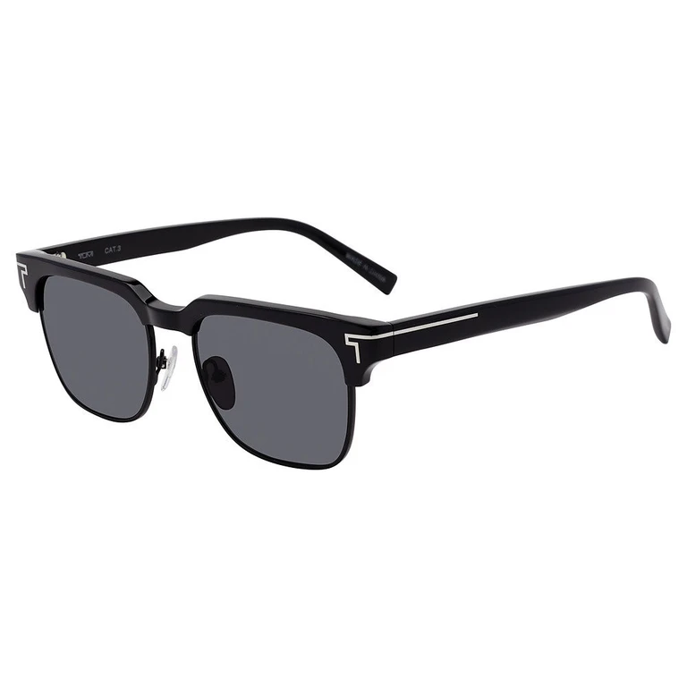 Grey Square Mens Sunglasses STU514 0BLA 53