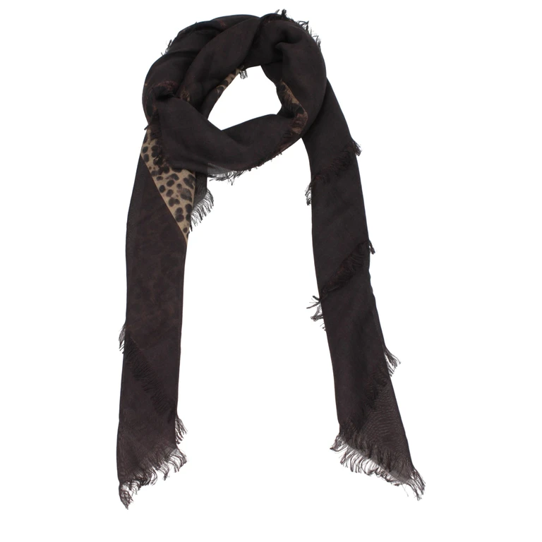 Valentino Garavani Brown Cashmere Foulard Accessory - Women