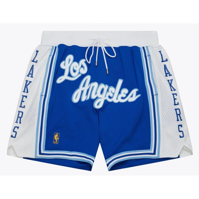 Men's NBA Just Don Blue 7In Shorts Lakers