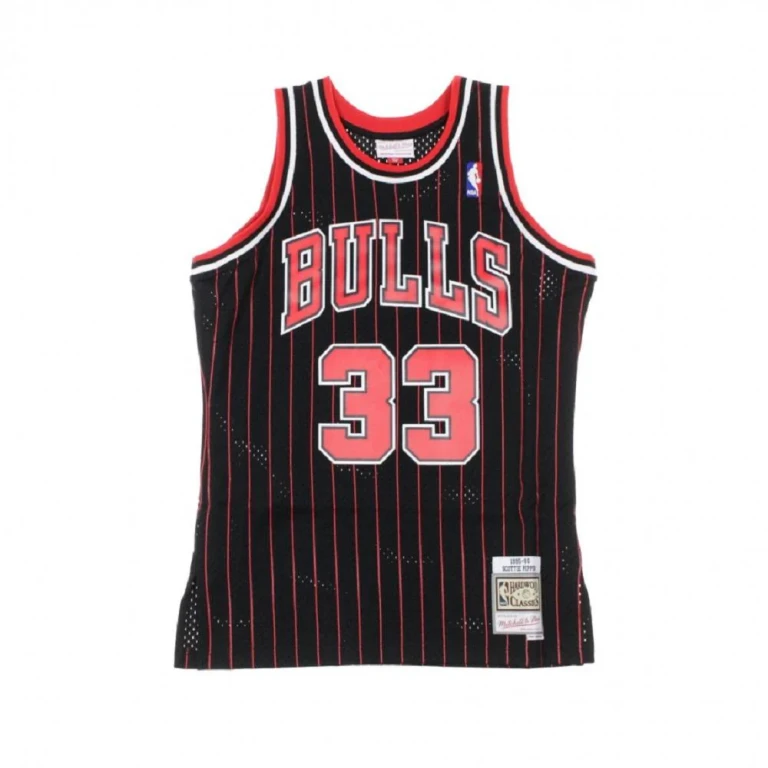 Men's NBA Swingman Alternate Jersey Bulls 95 Scottie Pippen