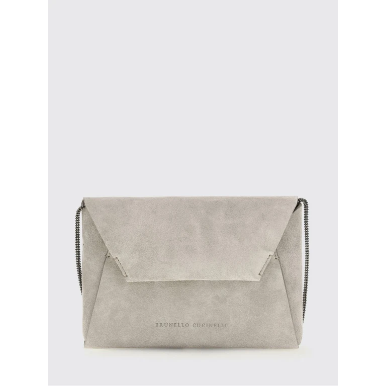 Pochette en daim Brunello Cucinelli