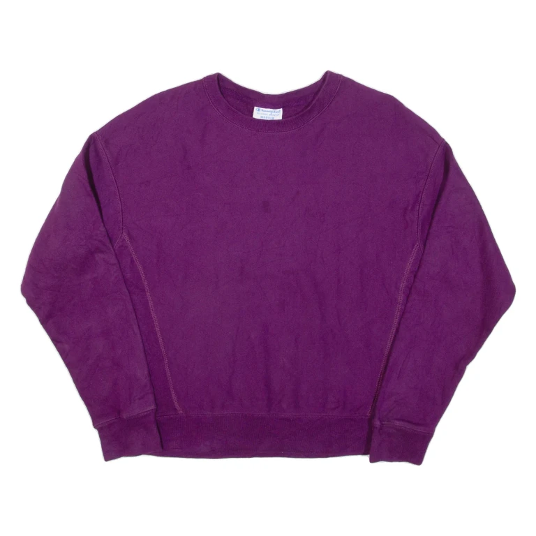 CHAMPION REVERSE WEAVE Womens Sweatshirt Purple M