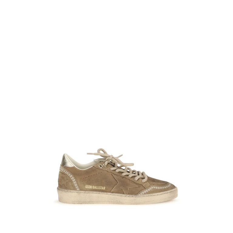 Golden Goose Beige Calf Leather Bos Taurus Athletic Sneakers - Women