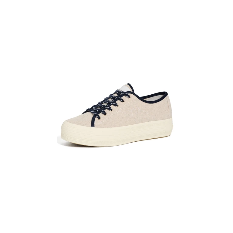 Veronica Beard Truett Sneakers Sand/Navy 7