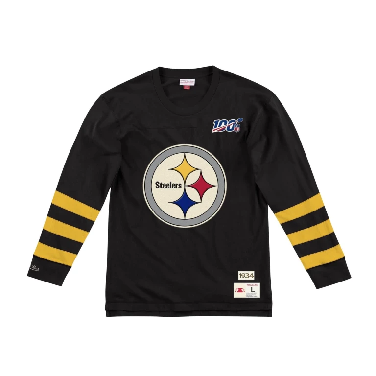Men's NFL Team Inspired Longsleeve Pittsburgh Steelers Long Sleeve Shirts