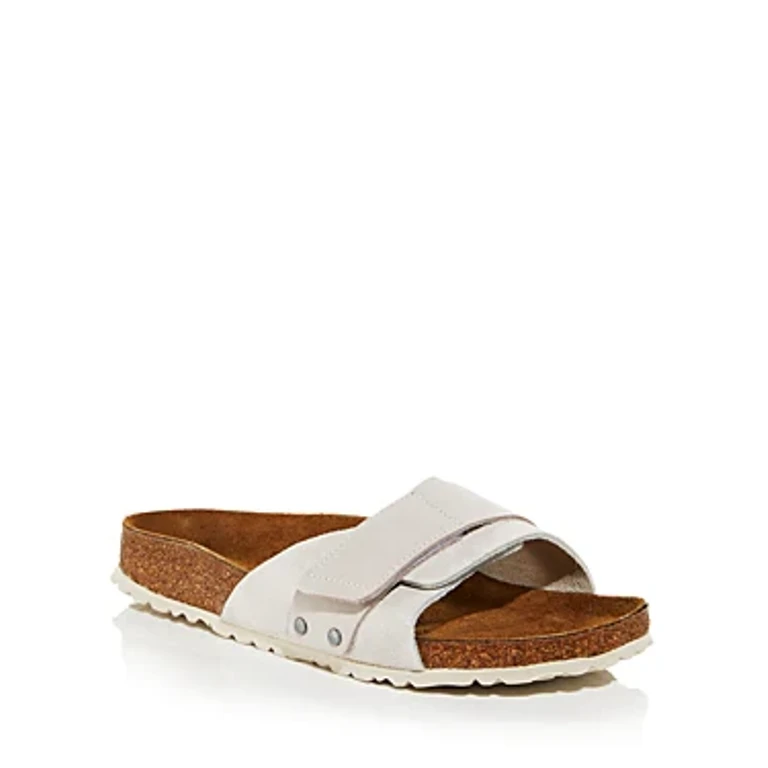 Unisex Oita Nubuck Leather Modern Suede Antique White