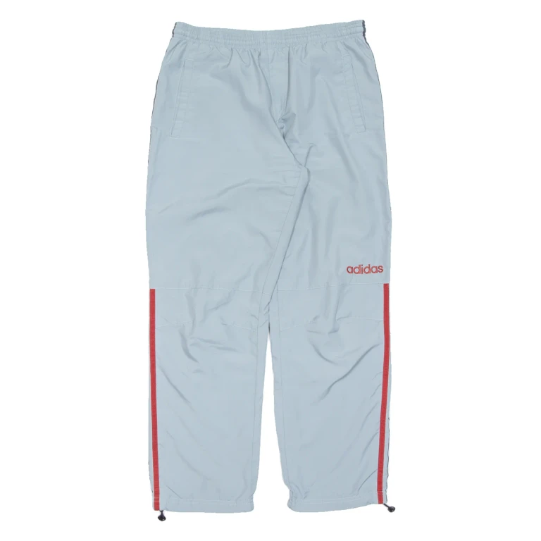 ADIDAS Mens Track Pants Grey Tapered M W28 L27