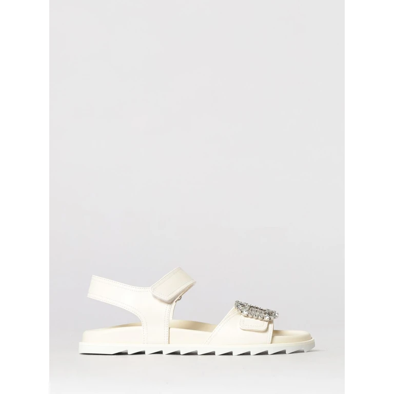 Heeled Sandal Woman color Yellow Cream (RVW4584469091TC019)