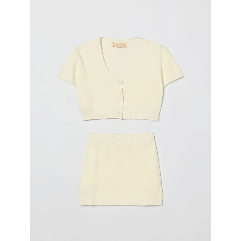 ELISABETTA FRANCHI LA MIA BAMBINA Co-Ord Kids color Ivory (EFCM027CFL1290004)